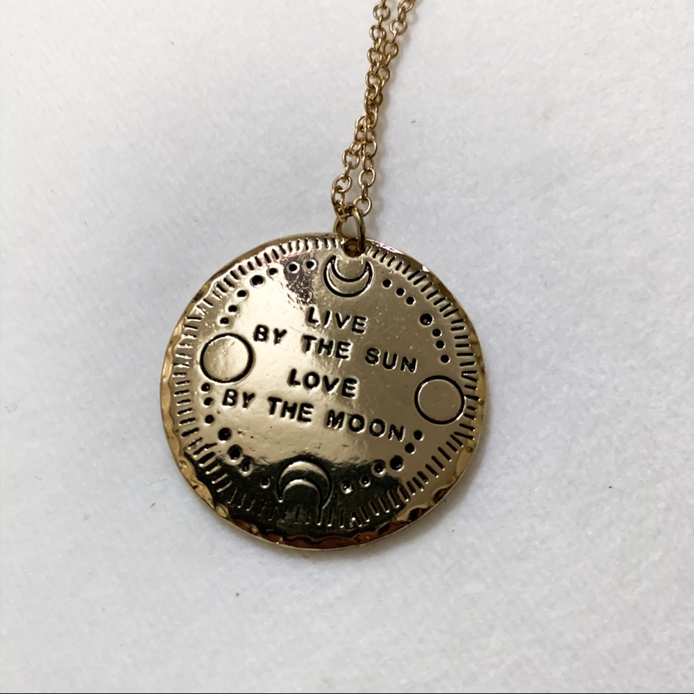 Live by the Sun, Love by the Moon necklace